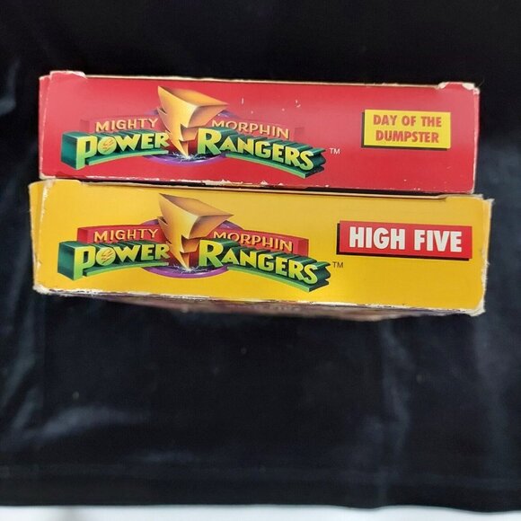 Lot of 2 Power Rangers VHS Tapes Day of the Dumpster & High Five Vintage - Picture 8 of 10